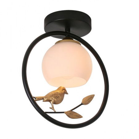 ***Потолочный светильник  Escada 1113/1P E27*40W Black/Gold - КОЛОРЛОН ВТД Новосибирск