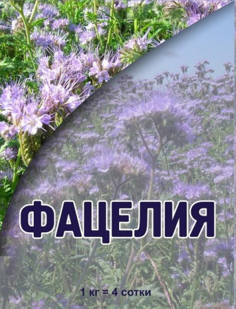 Фацелия рядовая, коробка 1 кг  (уп.14шт) СП - КОЛОРЛОН ВТД Новосибирск