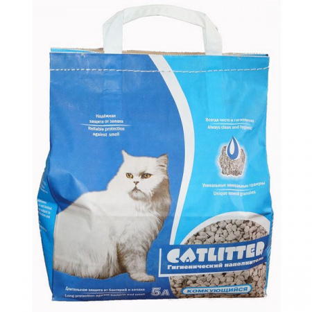 CATLITTER наполн 5л комкующийся - КОЛОРЛОН ВТД Новосибирск