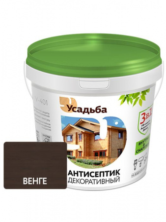 Антисептик декоративный на водной основе У-401 венге 3кг/евроведро - КОЛОРЛОН ВТД Новосибирск