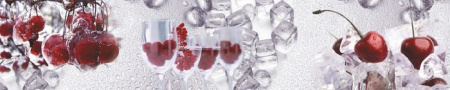 Пластиковый фартук 3000*600 мм (Морозная вишня)  - КОЛОРЛОН ВТД Новосибирск