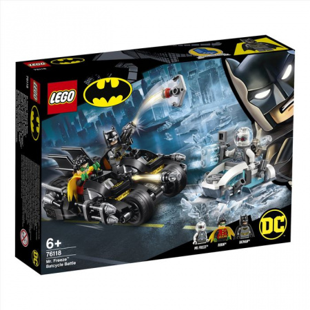 76118Игрушка Супер Герои Гонка на мотоциклах с Мистером Фризом - КОЛОРЛОН ВТД Новосибирск