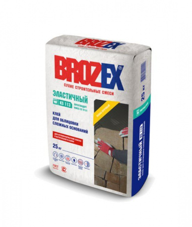 Клей BROZEX Эластичный KS 113, 25 кг - КОЛОРЛОН ВТД Новосибирск