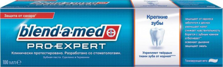 BLEND_A_MED Зубная паста ProExpert Крепкие зубы Тонизирующая мята 100мл - КОЛОРЛОН ВТД Новосибирск
