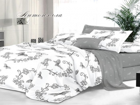 КПБ 1,5-ный "Sateen De Luxe", сатин, Антонэлла - КОЛОРЛОН ВТД Новосибирск