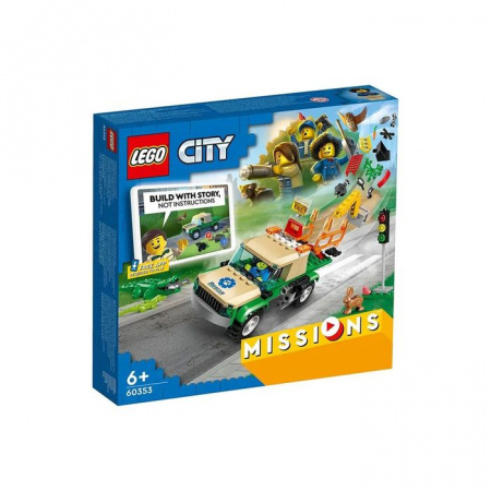 60353 Конструктор LEGO CITY "Миссии по спасению диких животных" - КОЛОРЛОН ВТД Новосибирск