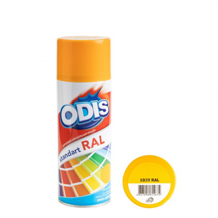 1028 RAL Краска-спрей ODIS standart RAL дынно-желтый - КОЛОРЛОН ВТД Новосибирск