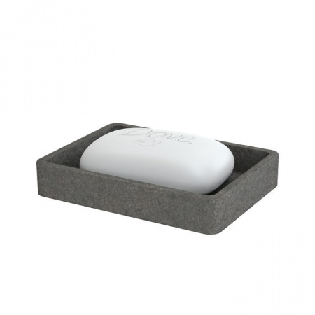 STONE, BLACK Мыльница настольная, - КОЛОРЛОН ВТД Новосибирск