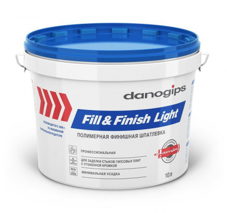 DANOGIPS шпатлевка гот. финиш.Fill&FinishLight 12,3кг(44) - КОЛОРЛОН ВТД Новосибирск