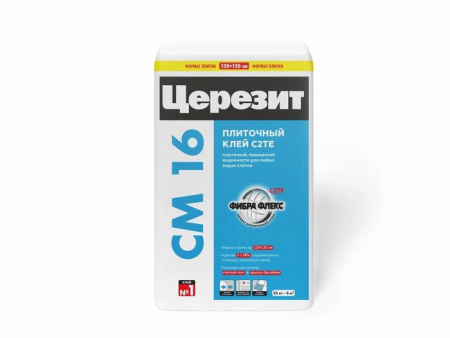 ЦЕРЕЗИТ CM 16/25кг Клей эластичный клей для плитки - КОЛОРЛОН ВТД Новосибирск