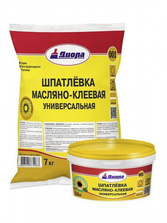 Шпатлевка масляно-клеевая универсальная Д-001 16кг/Евроведро - КОЛОРЛОН ВТД Новосибирск