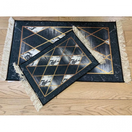 Набор ковриков с бахромой 60*100, 40*60 Deco 18 - КОЛОРЛОН ВТД Новосибирск