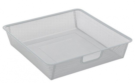 Корзина мелкосетчатая ПРАКТИК Home GBM 45х10 белая  85x421x423 мм - КОЛОРЛОН ВТД Новосибирск