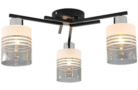 Люстра Escada 1132/3P E27*60W Black/Chrome - КОЛОРЛОН ВТД Новосибирск