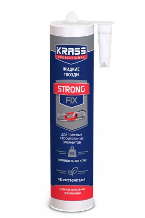 Клей KRASS ЖГ StrongFix для тяжелых элементов 280мл Турция - КОЛОРЛОН ВТД Новосибирск