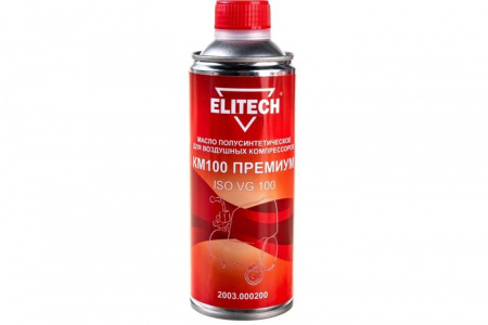 * ELITECH Масло компрессорное ISO100, 0,45л - КОЛОРЛОН ВТД Новосибирск
