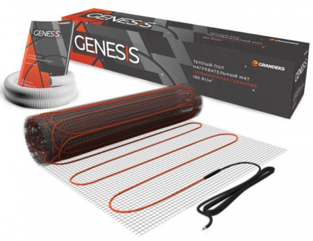 Мат нагревательный Genesis 180 Вт/м2  Genesis-1,5м2 / 270Вт - КОЛОРЛОН ВТД Новосибирск