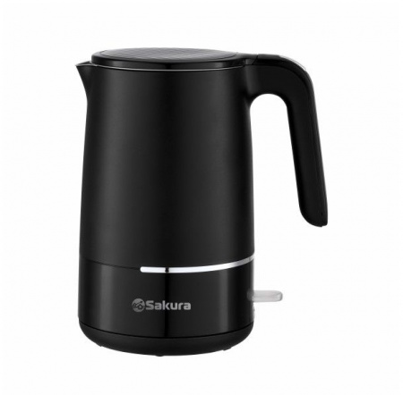 SAKURA Чайник электр SA-2176BK (1.7) черн - КОЛОРЛОН ВТД Новосибирск