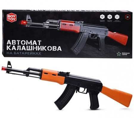 BT0025 Автомат Калашникова, на батарейках, в коробке BOY TOY - КОЛОРЛОН ВТД Новосибирск