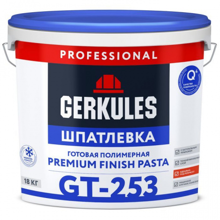 GT-253 Шпатлевка полимерная PREMIUM FINISH PASTA PRO Геркулес 18кг (Ведро) - КОЛОРЛОН ВТД Новосибирск