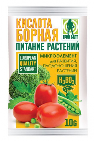 Борная кислота (порошок) ТЭ 10г - КОЛОРЛОН ВТД Новосибирск