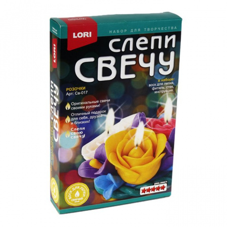 Св-017 Слепи свечу "Розочки" - КОЛОРЛОН ВТД Новосибирск