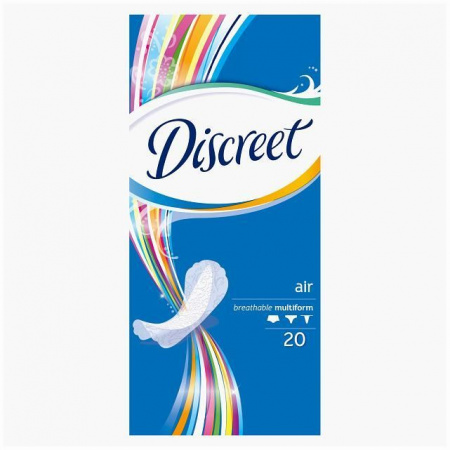 DISCREET Женские гигиенические прокладки на каждый день Air Single 20шт - КОЛОРЛОН ВТД Новосибирск