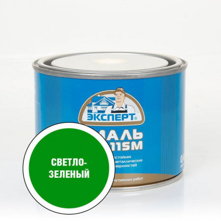 ЭКСПЕРТ Эмаль ПФ-115 глянц св.-зеленая (0,4кг; 12шт) - КОЛОРЛОН ВТД Новосибирск