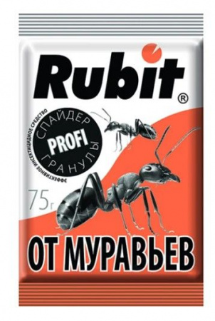 Рубит Спайдер гранулы от мурав.75 г (40) - КОЛОРЛОН ВТД Новосибирск