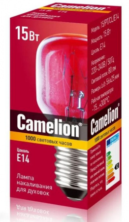 Camelion MIC 15/PT/CL/E14 лампа накал.для духовок - КОЛОРЛОН ВТД Новосибирск