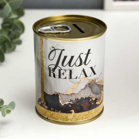 Копилка-банка металл "Just relax" 5222881 - КОЛОРЛОН ВТД Новосибирск