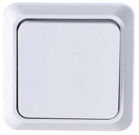Intro Quadro Выключатель 1 кл. IP20 белый 2-101-01 - КОЛОРЛОН ВТД Новосибирск