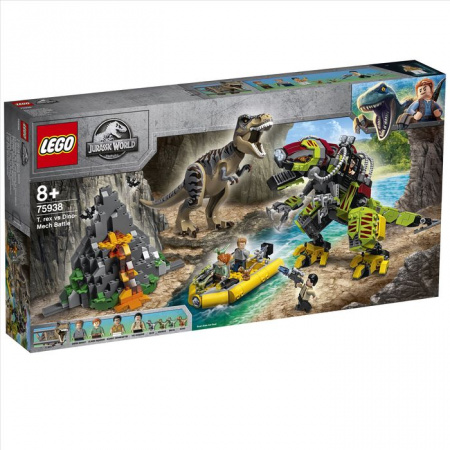 75938Игрушка Jurassic World Бой тираннозавра и робота-динозавра™ - КОЛОРЛОН ВТД Новосибирск