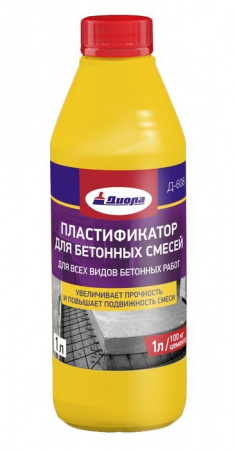 Пластификатор для бетонных смесей Д-608 1л/бутылка - КОЛОРЛОН ВТД Новосибирск