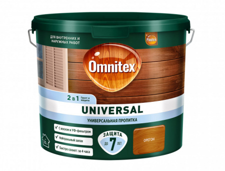 Пропитка Omnitex Universal 2в1 Орегон 2,5л - КОЛОРЛОН ВТД Новосибирск