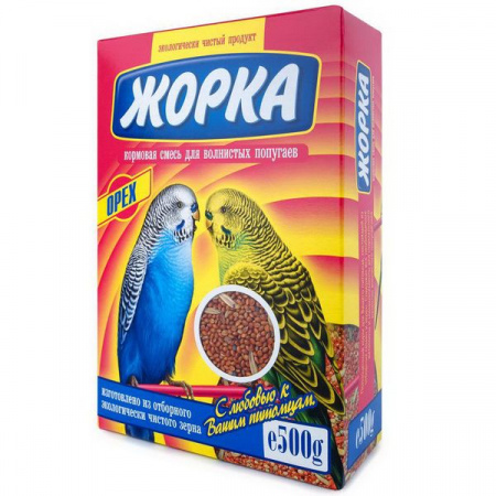 ЖОРКА 500г д/волн.попугаев Орех  Новая упаковка - КОЛОРЛОН ВТД Новосибирск