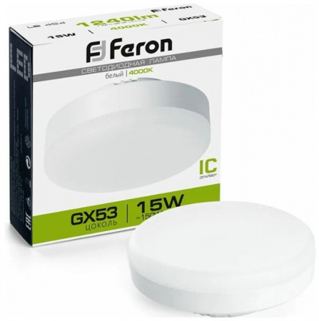 15W 230V GX53 4000K, LB-454 Feron - КОЛОРЛОН ВТД Новосибирск