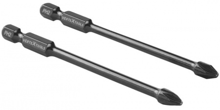 Vertextools НАБОР БИТ IMPACT TORSION PH2X90 2шт. - КОЛОРЛОН ВТД Новосибирск