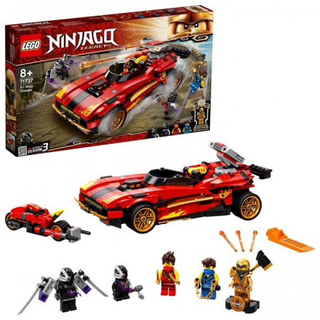 71737Конструктор LEGO Ninjago "Ниндзя-перехватчик Х-1" - КОЛОРЛОН ВТД Новосибирск
