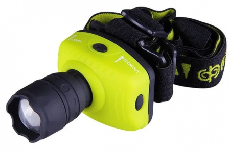 Фонарь налобный H2-L1WZ-3AAA-gn(1W LED. zoom) зеленый - КОЛОРЛОН ВТД Новосибирск