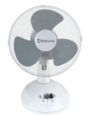 Вентилятор настольный SAKURA SA-13G  б/сер - КОЛОРЛОН ВТД Новосибирск