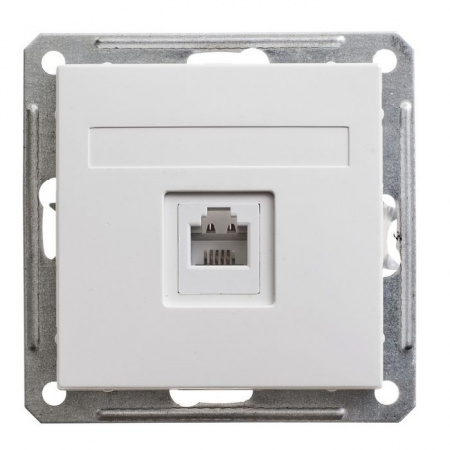 Wessen 59 Розетка ПК Cat5e Бел RSI-152K5E-1-86 - КОЛОРЛОН ВТД Новосибирск