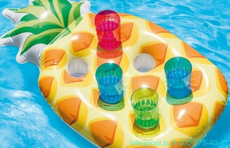 57505 Держатели для напитков "Ананас" (97х58см) 12шт/упак - КОЛОРЛОН ВТД Новосибирск
