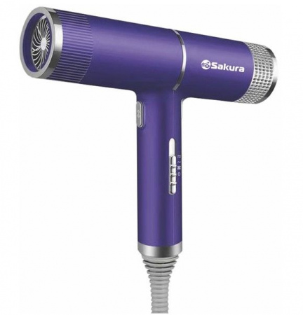 SAKURA Фен электро SA-4051V 1600Вт 3реж хол.сушка LED подсветка - КОЛОРЛОН ВТД Новосибирск