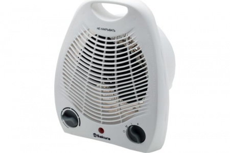 SAKURA тепловентилятор SA-0500W спир бел  - КОЛОРЛОН ВТД Новосибирск