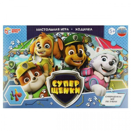 350340 Супер щенки. Настольная игра-ходилка. 217х330х27мм. Умные игры 20шт - КОЛОРЛОН ВТД Новосибирск