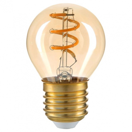 HL-2210 LED FILAMENT FLEXIBLE GLOBE 5W 180Lm E27 2200K AMBER - КОЛОРЛОН ВТД Новосибирск