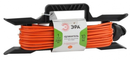 Удлинитель на рамке (1б/з, 10м, ПВС 2х1мм2) ЭРА Б0043039 - КОЛОРЛОН ВТД Новосибирск