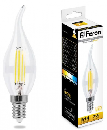 7W 230V E14 2700K, LB-67 Feron - КОЛОРЛОН ВТД Новосибирск