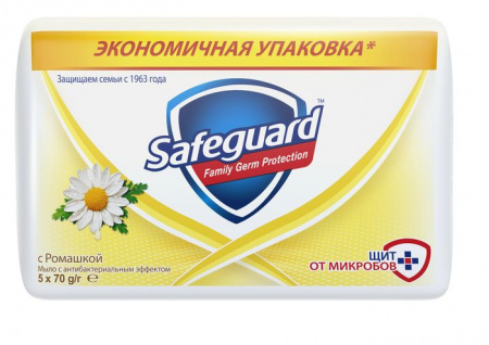 SAFEGUARD Мыло туалетное Ромашка 5х70г - КОЛОРЛОН ВТД Новосибирск
